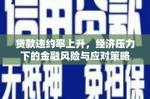掇刀贷款违约率上升，经济压力下的金融风险与应对策略