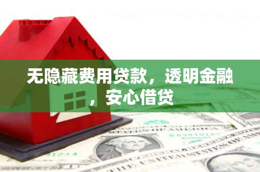 掇刀无隐藏费用贷款，透明金融，安心借贷