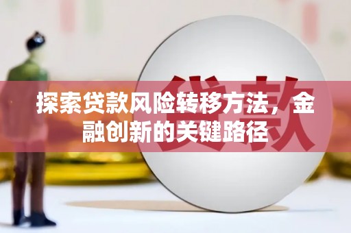 掇刀探索贷款风险转移方法，金融创新的关键路径