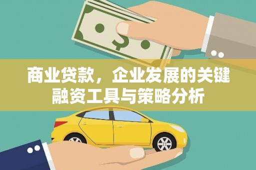 掇刀商业贷款，企业发展的关键融资工具与策略分析