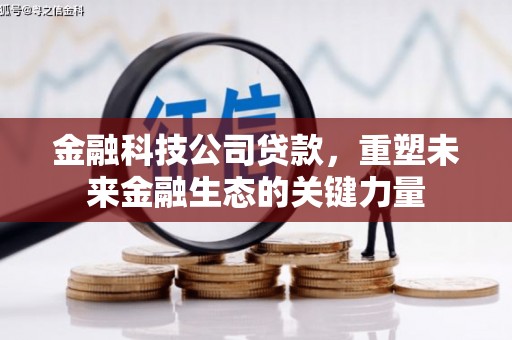 掇刀金融科技公司贷款，重塑未来金融生态的关键力量