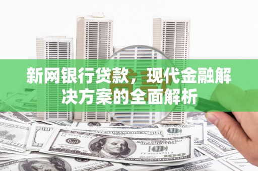 掇刀新网银行贷款，现代金融解决方案的全面解析