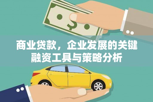 掇刀商业贷款，企业发展的关键融资工具与策略分析