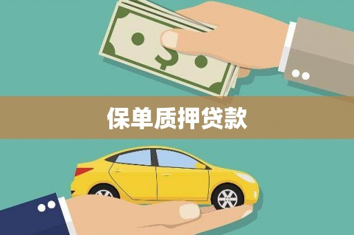 掇刀保单质押贷款