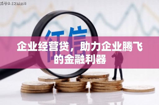 掇刀企业经营贷，助力企业腾飞的金融利器