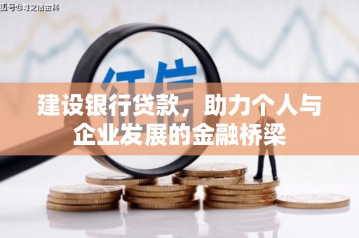 掇刀建设银行贷款，助力个人与企业发展的金融桥梁