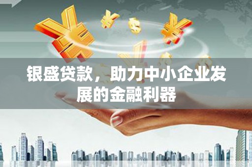 掇刀银盛贷款，助力中小企业发展的金融利器