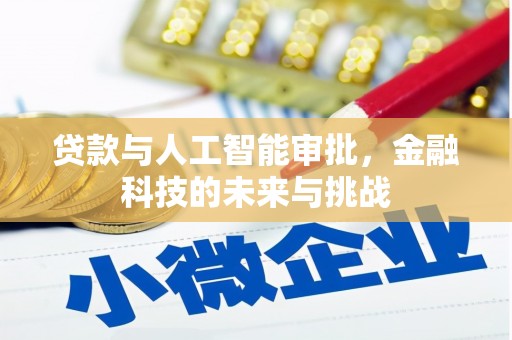 掇刀贷款与人工智能审批，金融科技的未来与挑战