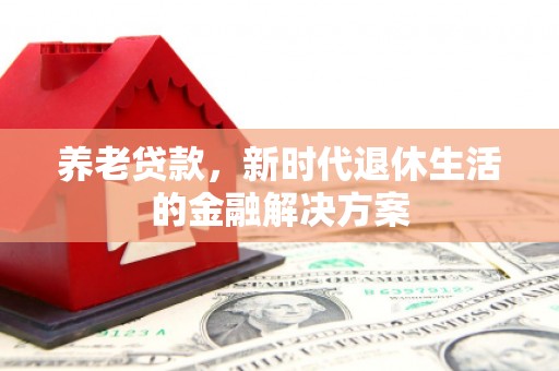 掇刀养老贷款，新时代退休生活的金融解决方案